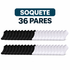 Kit 36 Pares de Meias Masculinas – Estoque para Meses com Mais Economia