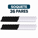 Kit 36 Pares de Meias Masculinas – Estoque para Meses com Mais Economia