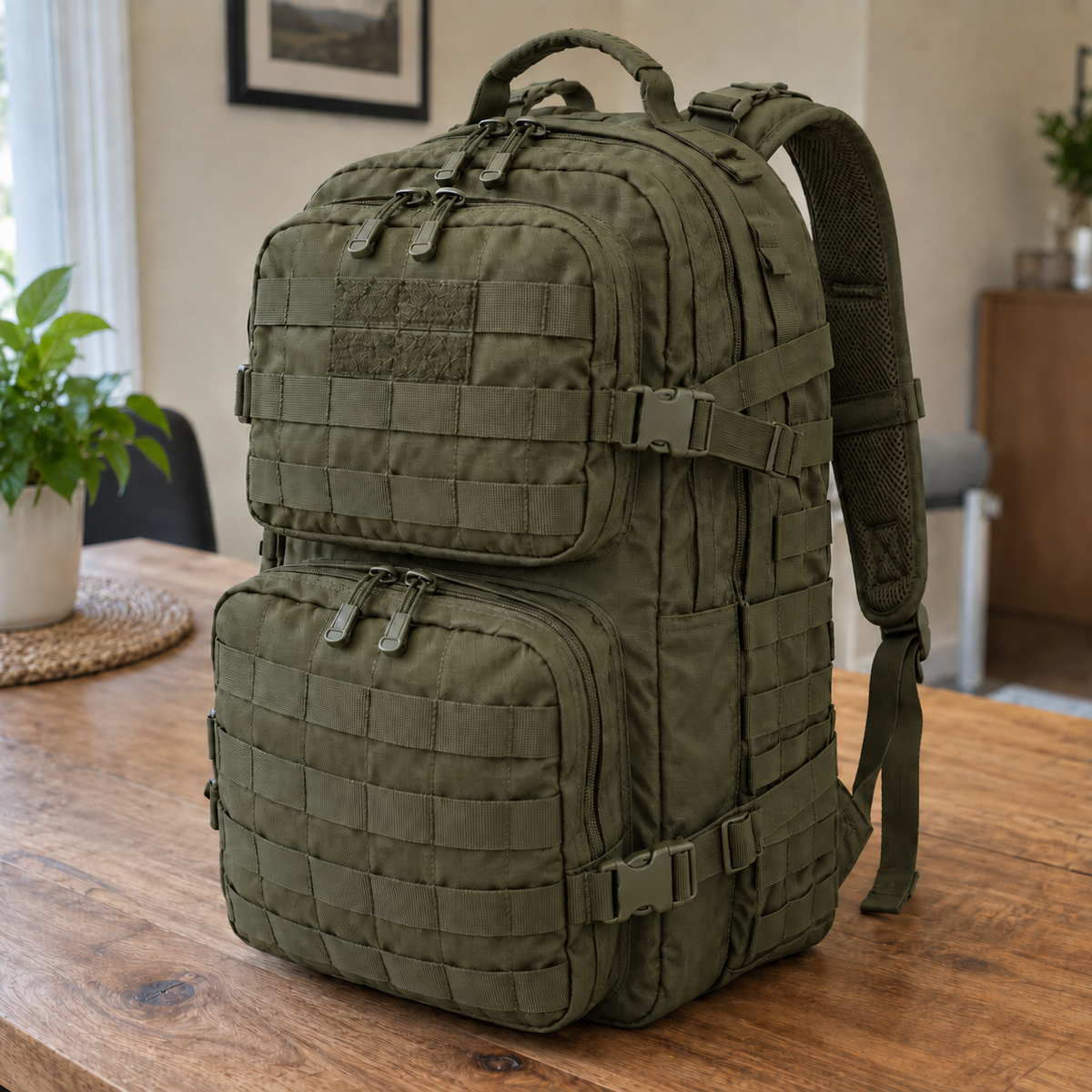 Mochila Tática Militar Alta Capacidade 50 Litros | 100% Impermeável e Ergonômica