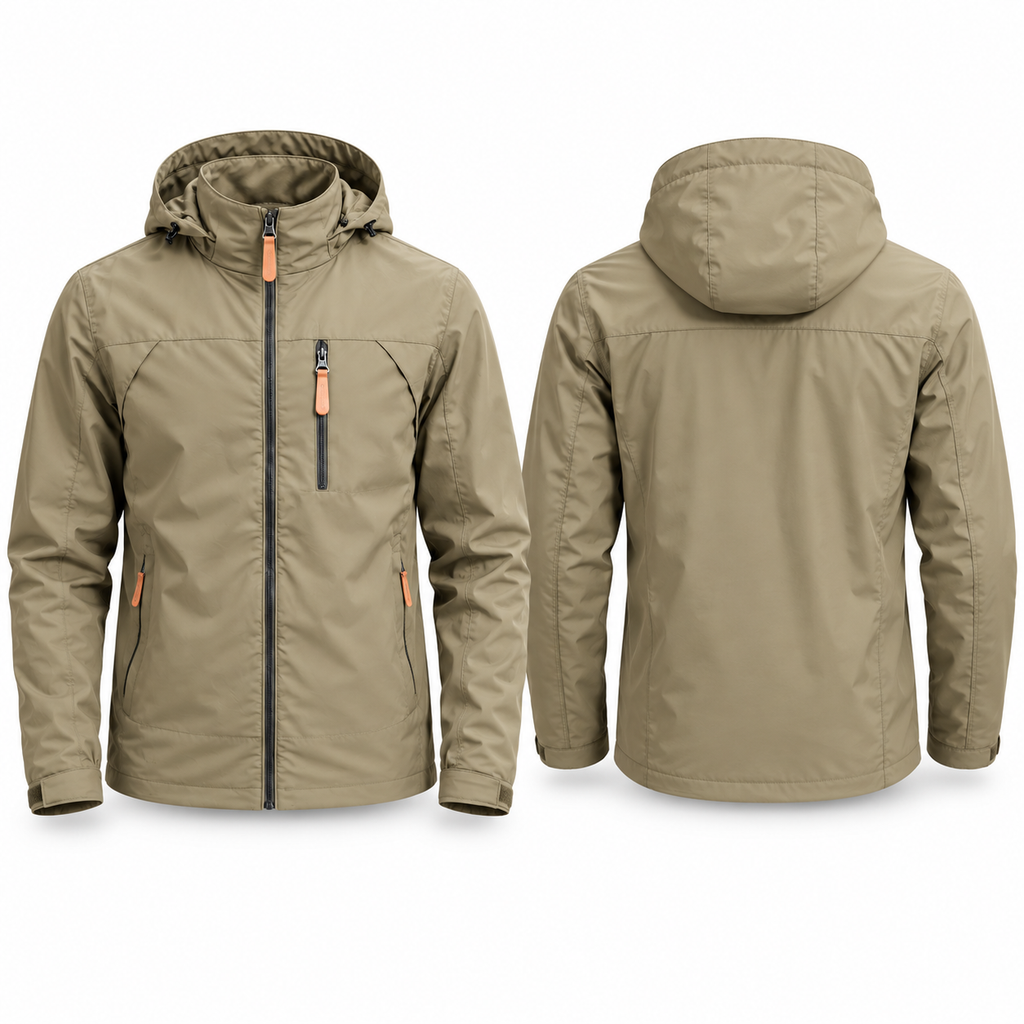 [Compre 1 Leve 2] Jaqueta Masculina Outdoor Impermeável com Capuz – Conforto, Proteção e Estilo