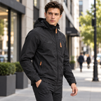 [Compre 1 Leve 2] Jaqueta Masculina Outdoor Impermeável com Capuz – Conforto, Proteção e Estilo