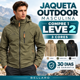 [Compre 1 Leve 2] Jaqueta Masculina Outdoor Impermeável com Capuz – Conforto, Proteção e Estilo