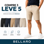 [Leve 5 e Pague 3] Bermuda Masculina Verona Premium | Conforto, Leveza e Estilo