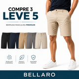 [Leve 5 e Pague 3] Bermuda Masculina Verona Premium | Conforto, Leveza e Estilo