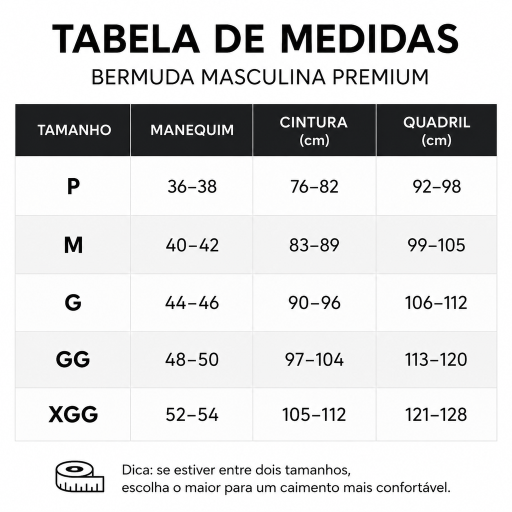 [Leve 5 e Pague 3] Bermuda Masculina Verona Premium | Conforto, Leveza e Estilo