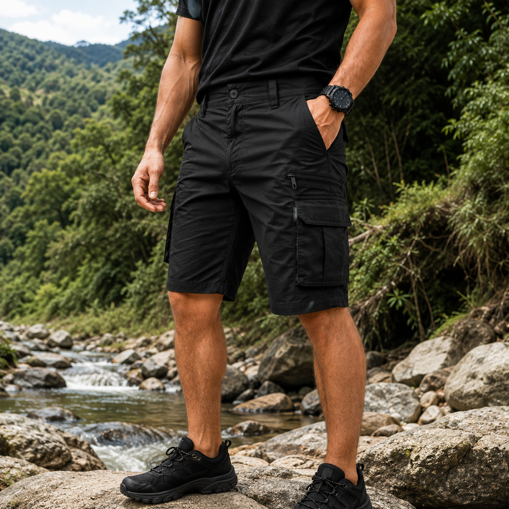 [Leve 3 e Pague 2] Bermuda Masculina Tática Ranger em Tecido Impermeável | Resistência, Conforto e Mobilidade