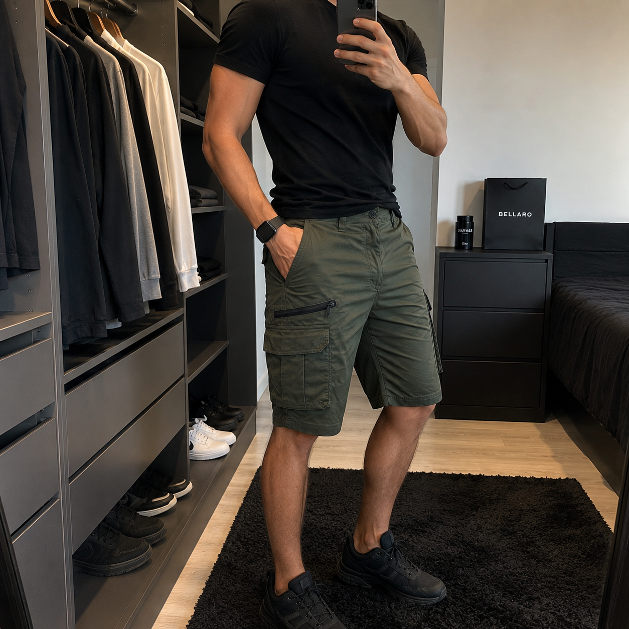[Leve 3 e Pague 2] Bermuda Masculina Tática Ranger em Tecido Impermeável | Resistência, Conforto e Mobilidade
