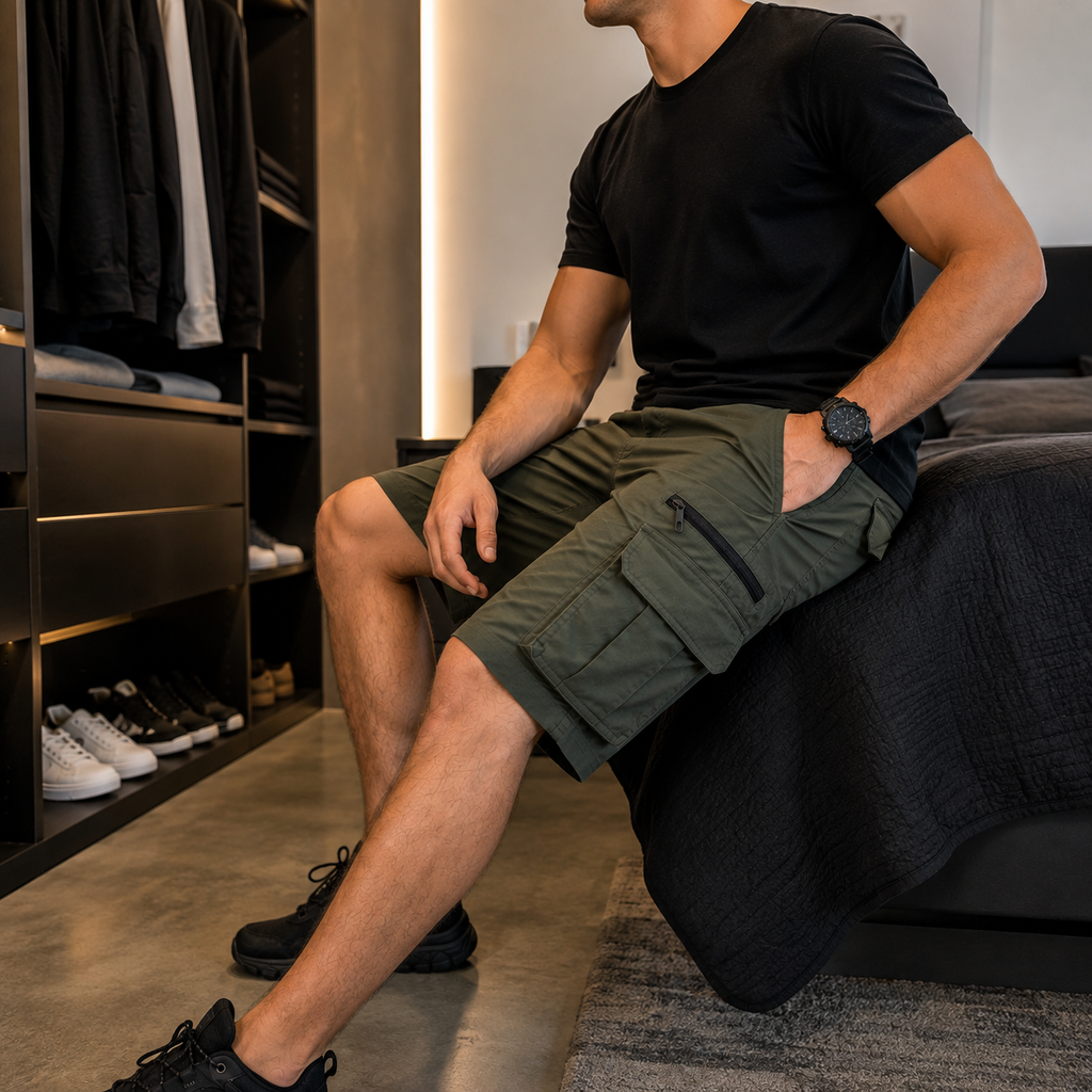 [Leve 3 e Pague 2] Bermuda Masculina Tática Ranger em Tecido Impermeável | Resistência, Conforto e Mobilidade