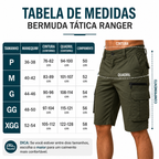 [Leve 3 e Pague 2] Bermuda Masculina Tática Ranger em Tecido Impermeável | Resistência, Conforto e Mobilidade