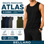 [Leve 5 e Pague 3] Regata Masculina Atlas Premium | Conforto, Leveza e Estilo para o Dia a Dia