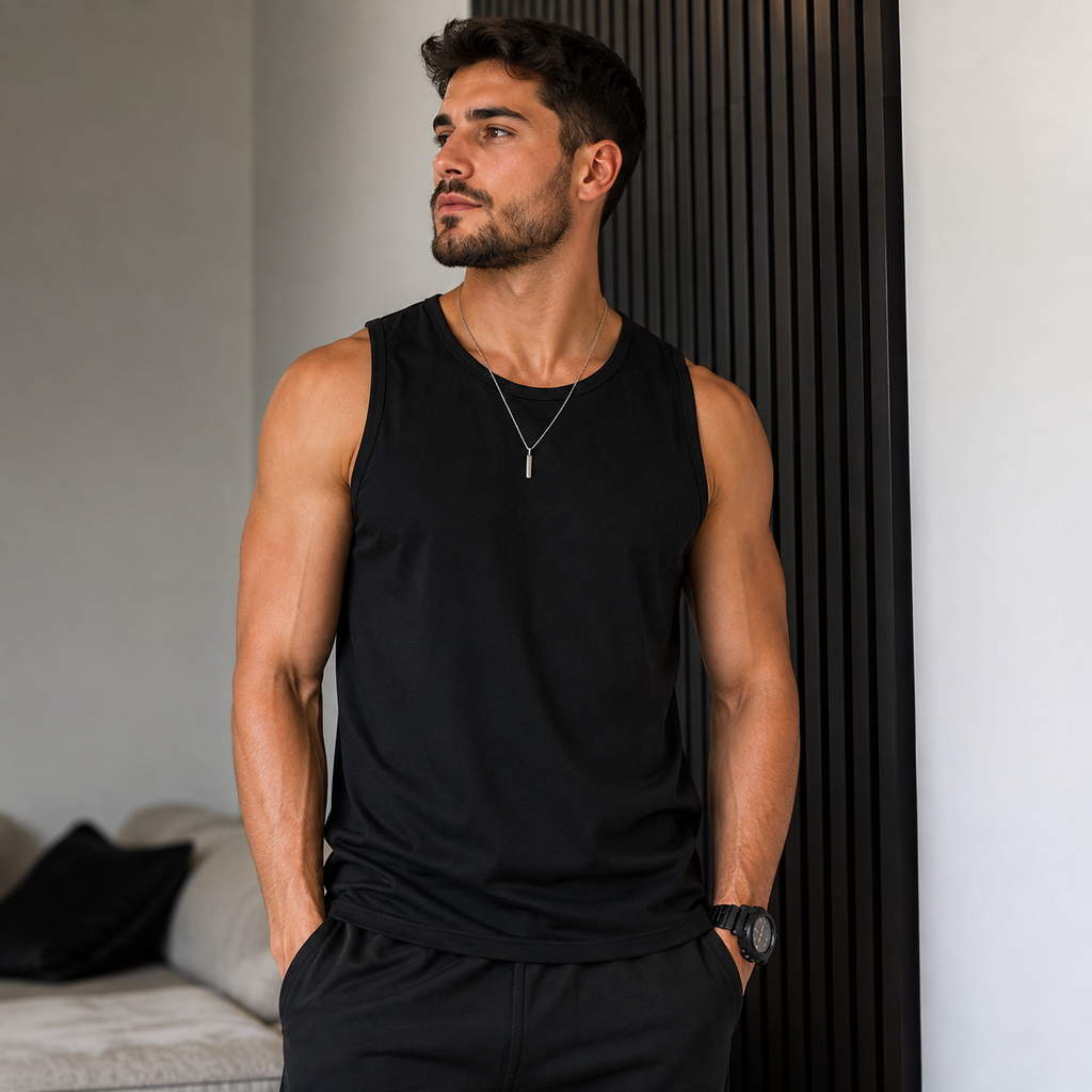 [Leve 5 e Pague 3] Regata Masculina Atlas Premium | Conforto, Leveza e Estilo para o Dia a Dia