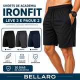[Leve 3 e Pague 2] Short Masculino IronFit Premium | Leveza, Conforto e Liberdade nos Treinos