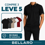 [Leve 5 e Pague 3] Camisa Polo Masculina Legacy em Algodão e Poliéster | Elegância e Conforto