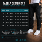 [Leve 3 e Pague 2] Calça Chino Masculina Falcon em Sarja de Algodão com Elastano | Conforto e Elegância