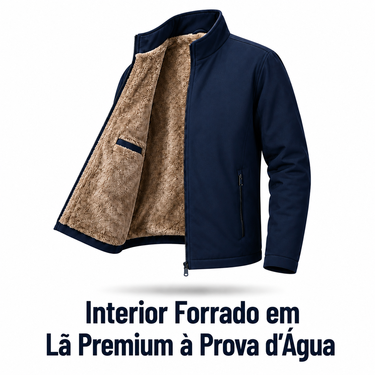 Jaqueta Masculina Nordic Impermeável com Forro em Lã | Proteção e Conforto + Brinde especial
