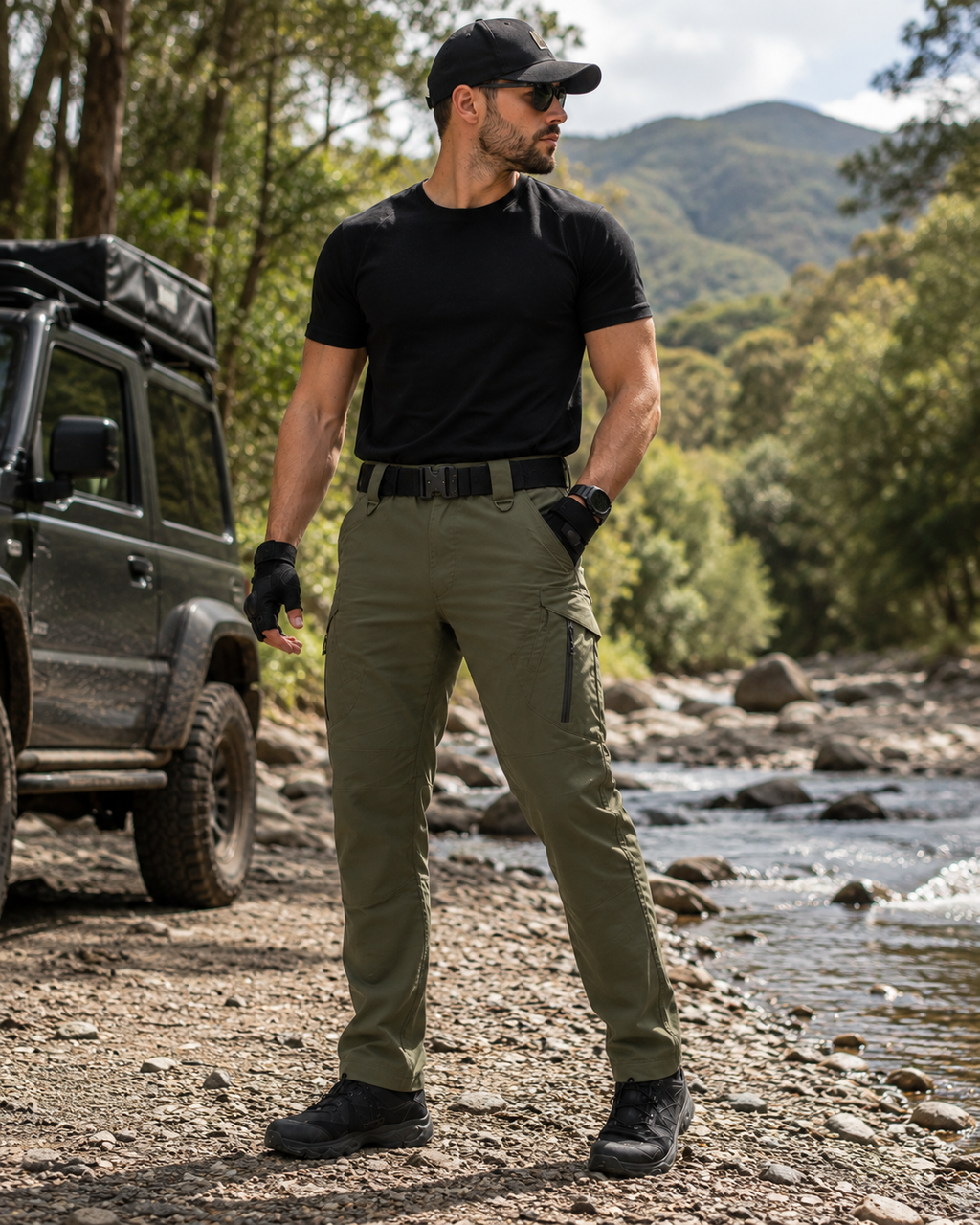[Leve 3 e Pague 2] Calça Masculina Pioner em Tecido Tático Impermeável | Resistência e Conforto