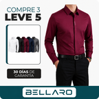 [Leve 5 e Pague 3] Camisa Masculina Elite em Seda Gelada com Elastano | Conforto e Estilo Premium